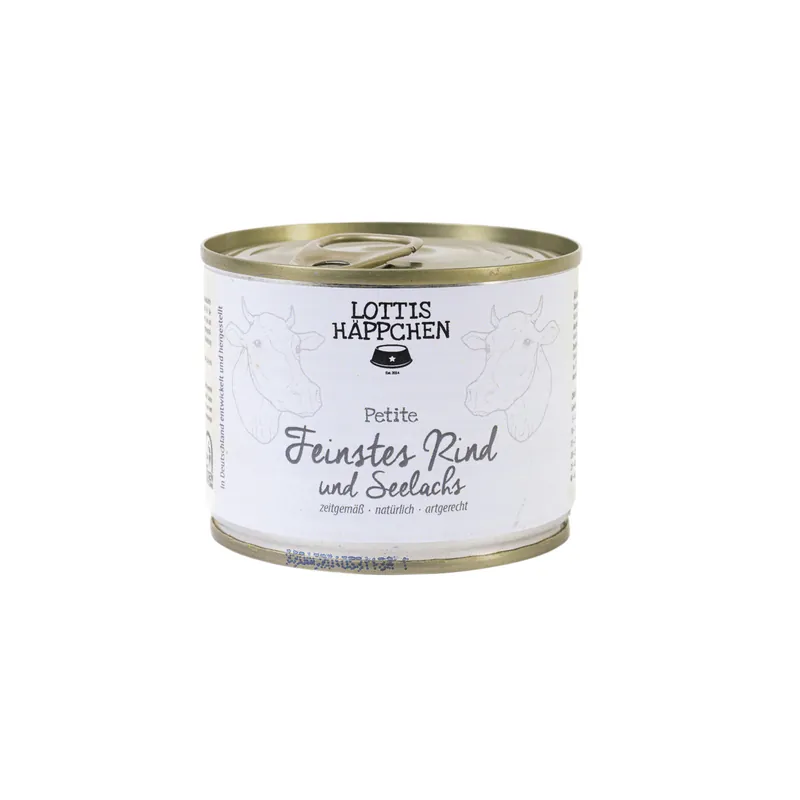 LOTTIS HÄPPCHEN Petite Rind und Seelachs 200 g Rabatt